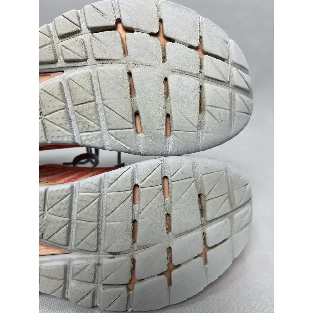Hoka One One Mach 5 Womens Size 8.5B Orange Pink Athletic Running Shoes Sneakers